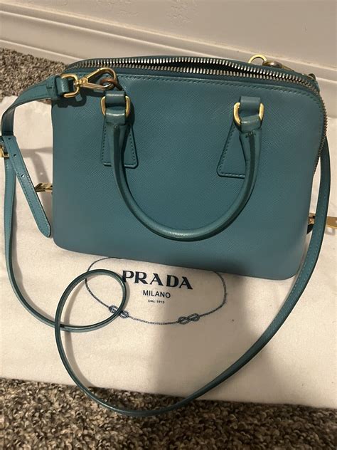 prada bl0851|Prada Bl0851 Pochette Crossbody 2Way Handbag Saffiano .